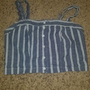 Striped Crop Top